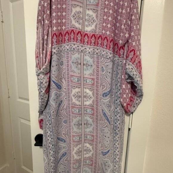 BCBG High-Low Kimono Pink - size M - Picture 2 of 2